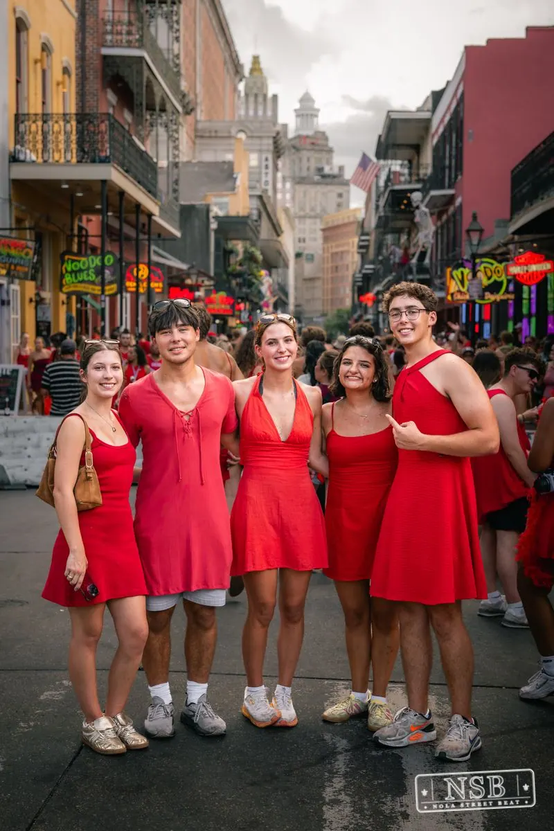 Red Dress Run 2026: Bourbon Street After the Run in Bourbon Street and the French Quarter, photo 49